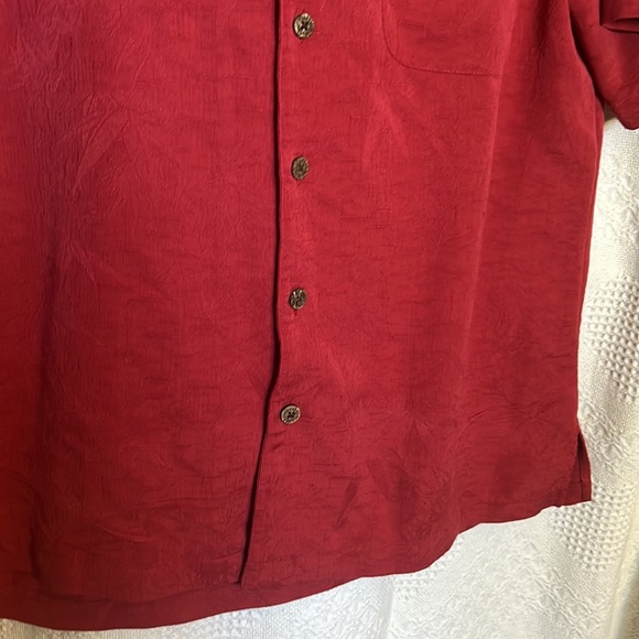 Vacation Style Rayon Blend Button Down Shirt - Picture 2 of 5